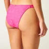Żakardowe figi bikini z podwójnymi ramiączkami