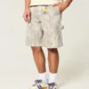Baggy szorty jeansowe w kamuflażu Baggy szorty jeansowe w kamuflażu