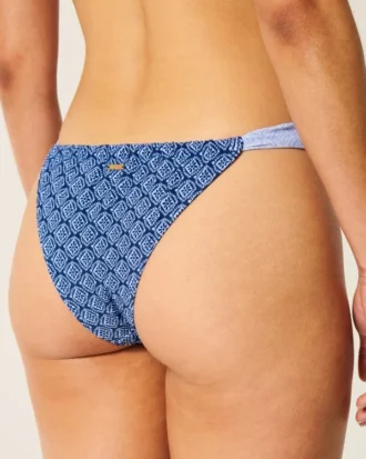 Bikini z wysokim stanem i bocznymi paskami