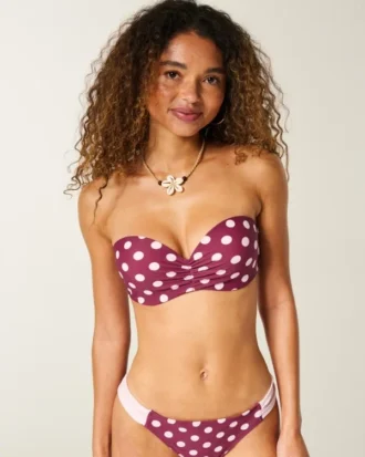 Biustonosz bikini typu push-up z balkonetką