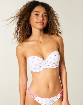 Biustonosz bikini typu push-up z balkonetką