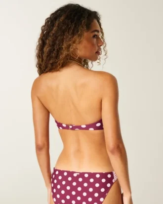 Biustonosz bikini typu push-up z balkonetką