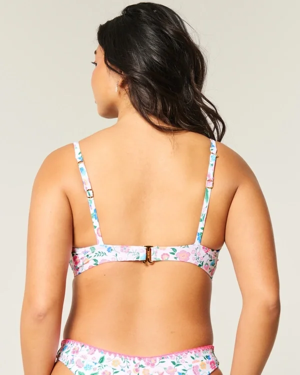 Biustonosz bikini z fiszbinami i głębokim dekoltem Biustonosz bikini z fiszbinami i głębokim dekoltem