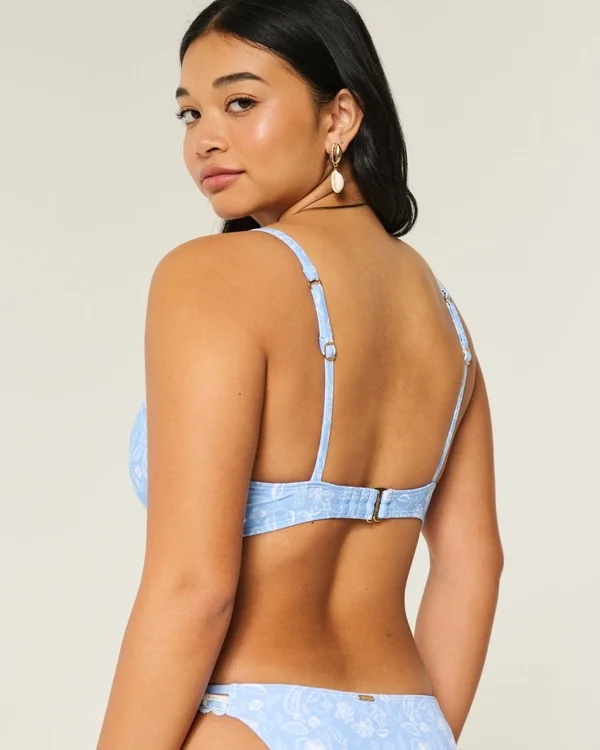 Biustonosz bikini z fiszbinami i głębokim dekoltem Biustonosz bikini z fiszbinami i głębokim dekoltem