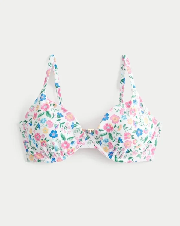 Biustonosz bikini z fiszbinami i głębokim dekoltem Biustonosz bikini z fiszbinami i głębokim dekoltem