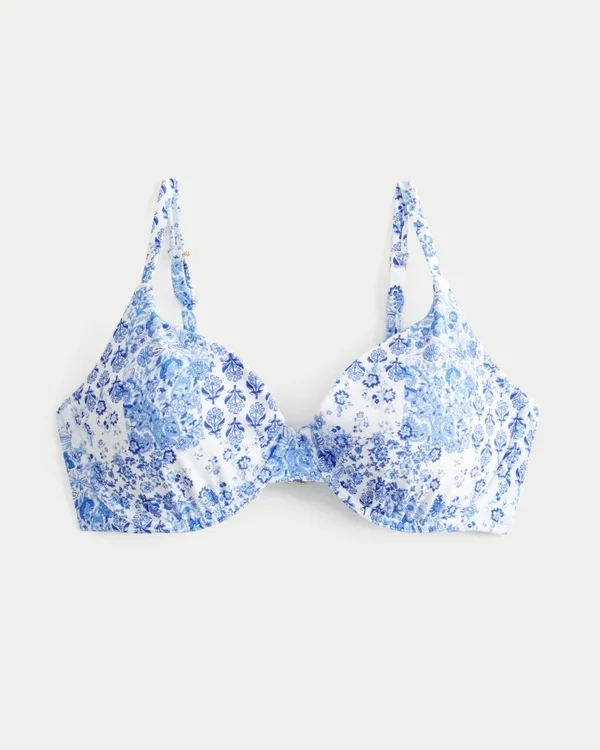 Biustonosz bikini z fiszbinami i głębokim dekoltem Biustonosz bikini z fiszbinami i głębokim dekoltem