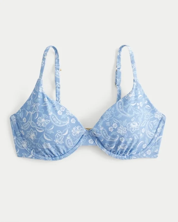 Biustonosz bikini z fiszbinami i głębokim dekoltem Biustonosz bikini z fiszbinami i głębokim dekoltem