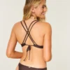 Biustonosz bikini z fiszbinami, ozdobiony muszelkami i ramiączkami z tyłu Biustonosz bikini z fiszbinami, ozdobiony muszelkami i ramiączkami z tyłu