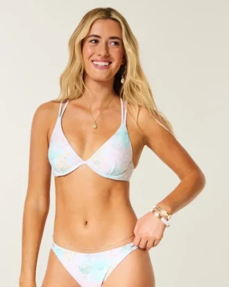 Biustonosz bikini z ramiączkami i fiszbinami