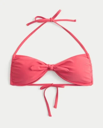 Biustonosz bikini z wiązaniem z przodu