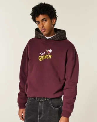 Bluza z grafiką Boxy The Grinch