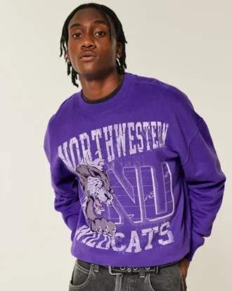 Bluza z grafiką Northwestern University Wildcats