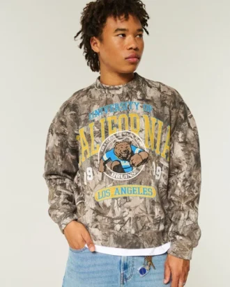 Bluza z grafiką UCLA Bruins w kamuflażu