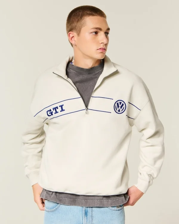 Bluza z grafiką Volkswagen z półsuwakiem Bluza z grafiką Volkswagen z półsuwakiem