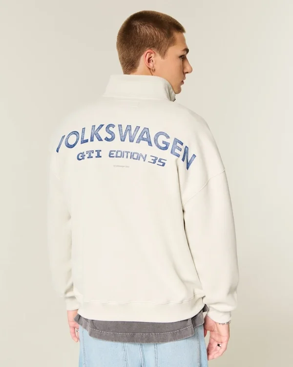 Bluza z grafiką Volkswagen z półsuwakiem Bluza z grafiką Volkswagen z półsuwakiem