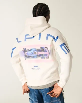 Bluza z kapturem Boxy BWT Alpine Formula One Team Graphic