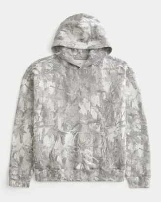 Bluza z kapturem Boxy Camo