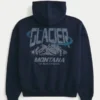 Bluza z kapturem Boxy Glacier Montana Graphic Bluza z kapturem Boxy Glacier Montana Graphic