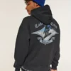 Bluza z kapturem Boxy Lake Tahoe Snowboard Graphic Hoodie Bluza z kapturem Boxy Lake Tahoe Snowboard Graphic Hoodie