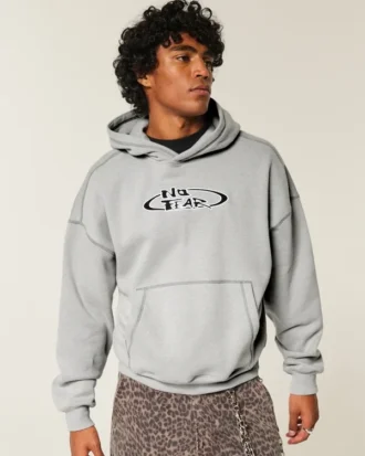 Bluza z kapturem Boxy No Fear Graphic