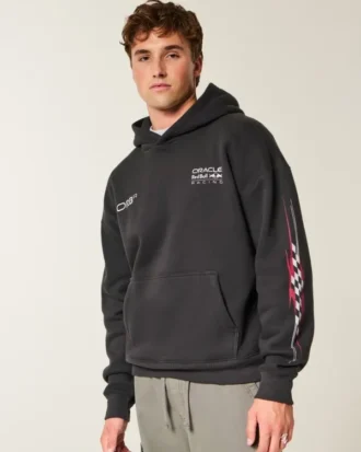 Bluza z kapturem Boxy Oracle Red Bull Racing Graphic