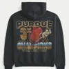 Bluza z kapturem Boxy Purdue University Graphic Hoodie Bluza z kapturem Boxy Purdue University Graphic Hoodie