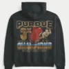 Bluza z kapturem Boxy Purdue University Graphic Hoodie Bluza z kapturem Boxy Purdue University Graphic Hoodie