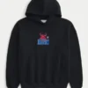Bluza z kapturem Boxy The Rock Graphic Bluza z kapturem Boxy The Rock Graphic