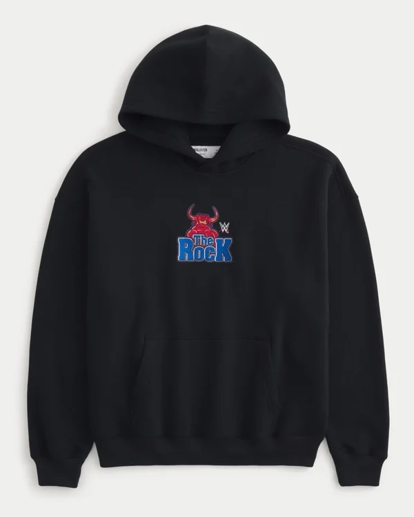 Bluza z kapturem Boxy The Rock Graphic Bluza z kapturem Boxy The Rock Graphic