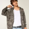 Bluza z kapturem Boxy Thermal Camo Zip-Up Hoodie Bluza z kapturem Boxy Thermal Camo Zip-Up Hoodie