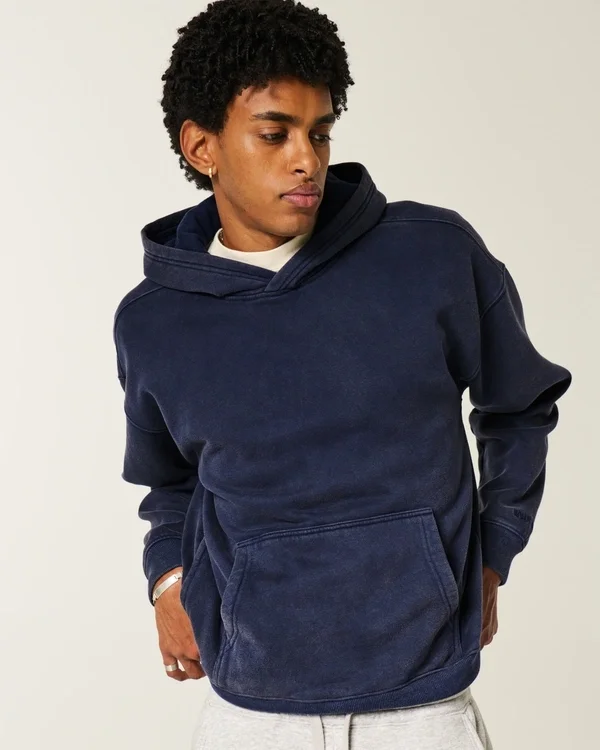 Bluza z kapturem Boxy Washed Bluza z kapturem Boxy Washed