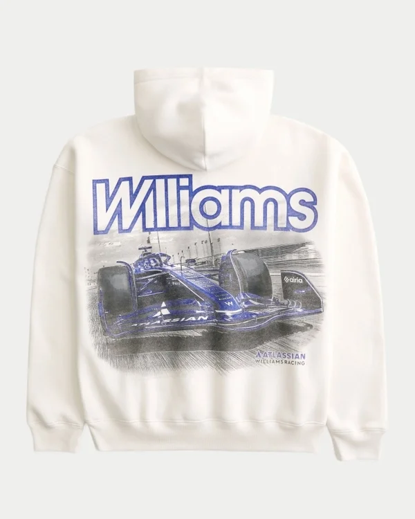 Bluza z kapturem Boxy Williams Racing Graphic Bluza z kapturem Boxy Williams Racing Graphic