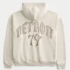 Bluza z kapturem Boxy Zip-Up Detroit 79 Graphic Hoodie Bluza z kapturem Boxy Zip-Up Detroit 79 Graphic Hoodie