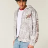 Bluza z kapturem Florida State University Graphic Camo z zamkiem błyskawicznym