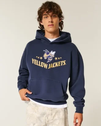 Bluza z kapturem Georgia Tech Yellow Jackets Graphic Hoodie