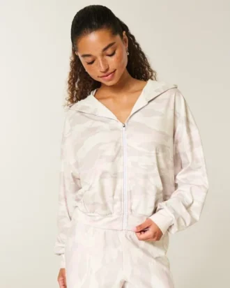 Bluza z kapturem Gilly Hicks Active Recharge Easy Zip-Up Hoodie