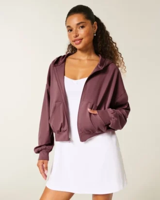 Bluza z kapturem Gilly Hicks Active Recharge Easy Zip-Up Hoodie