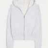 Bluza z kapturem Gilly Hicks Relaxed Zip-Up Waffle Hoodie Bluza z kapturem Gilly Hicks Relaxed Zip-Up Waffle Hoodie