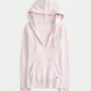 Bluza z kapturem i dekoltem w serek Bluza z kapturem i dekoltem w serek