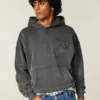 Bluza z kapturem i naszywką Baggy Cinch Star