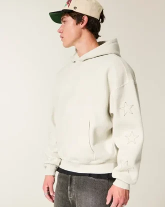 Bluza z kapturem i naszywką Baggy Cinch Star