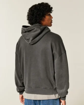 Bluza z kapturem i naszywką Baggy Cinch Star