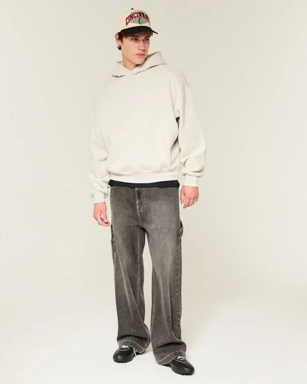 Bluza z kapturem i naszywką Baggy Cinch Star Bluza z kapturem i naszywką Baggy Cinch Star