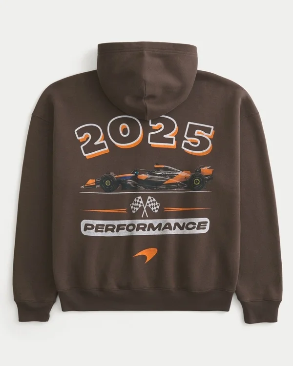 Bluza z kapturem i zamkiem błyskawicznym Boxy McLaren Graphic Bluza z kapturem i zamkiem błyskawicznym Boxy McLaren Graphic