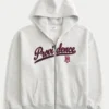 Bluza z kapturem i zamkiem błyskawicznym Boxy Providence Rhode Island Graphic Bluza z kapturem i zamkiem błyskawicznym Boxy Providence Rhode Island Graphic