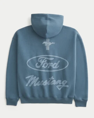 Bluza z kapturem i zamkiem błyskawicznym Ford Mustang Graphic