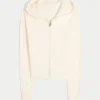 Bluza z kapturem i zamkiem błyskawicznym Gilly Hicks z dzianiny warkoczowej Bluza z kapturem i zamkiem błyskawicznym Gilly Hicks z dzianiny warkoczowej