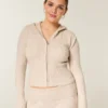 Bluza z kapturem i zamkiem błyskawicznym Gilly Hicks z dzianiny warkoczowej Bluza z kapturem i zamkiem błyskawicznym Gilly Hicks z dzianiny warkoczowej