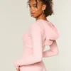 Bluza z kapturem i zamkiem błyskawicznym Gilly Hicks z dzianiny warkoczowej Bluza z kapturem i zamkiem błyskawicznym Gilly Hicks z dzianiny warkoczowej