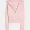 Bluza z kapturem i zamkiem błyskawicznym Gilly Hicks z dzianiny warkoczowej Bluza z kapturem i zamkiem błyskawicznym Gilly Hicks z dzianiny warkoczowej